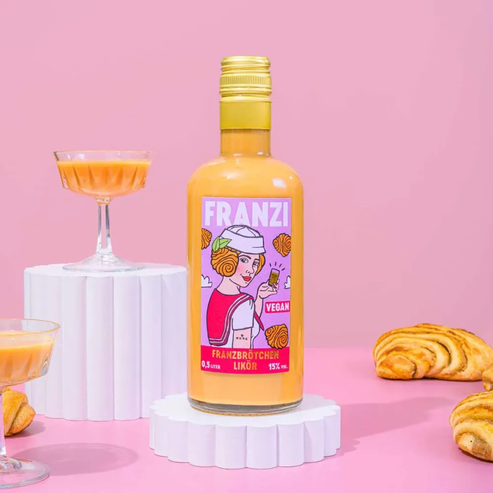 Nork Franzi Franzbrötchen Likör VEGAN mini 2 cl