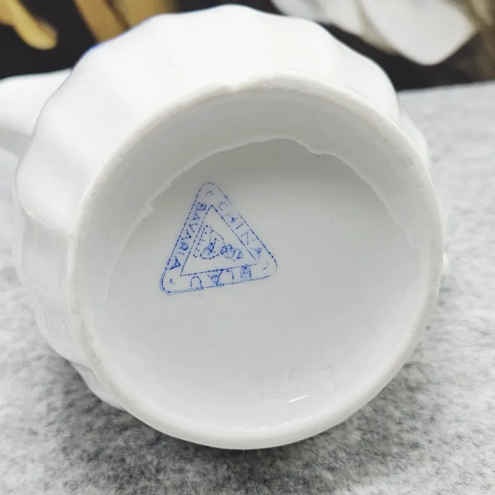 Wunderschönes China Blau Porzellan Milchkännchen (~350 ml)