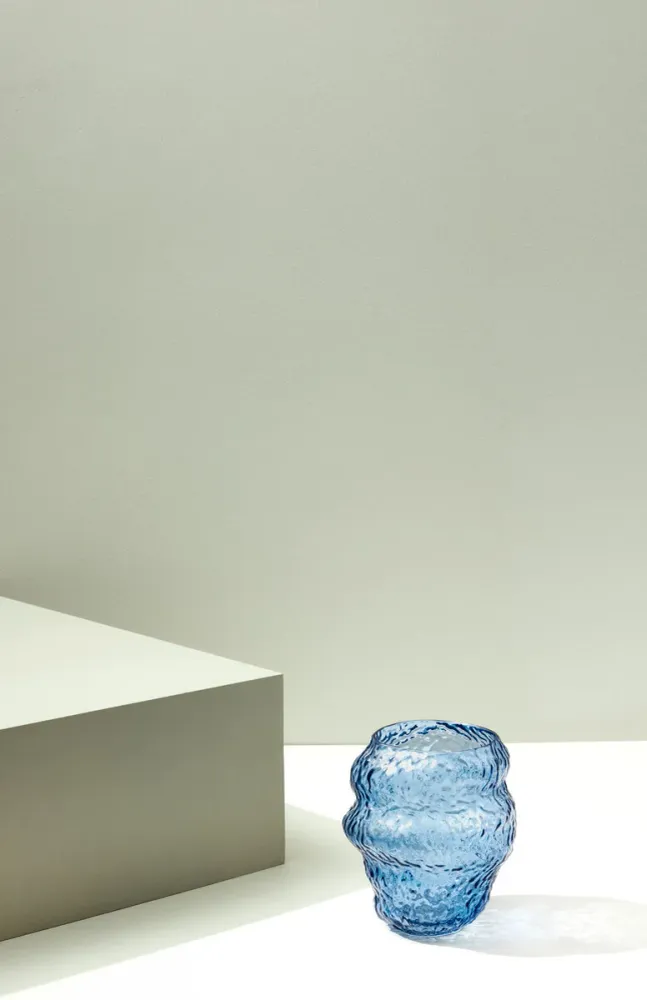 Aurora Vase Blau