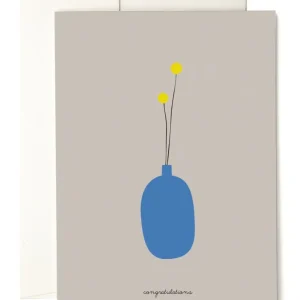 Blue Vase Grusskarte
