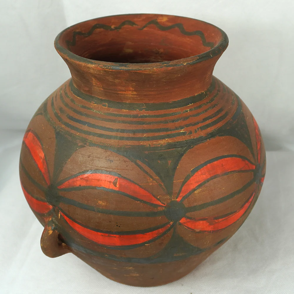 chinesisch Terrakotta Vase Ton Home Deko antil Stil indoor