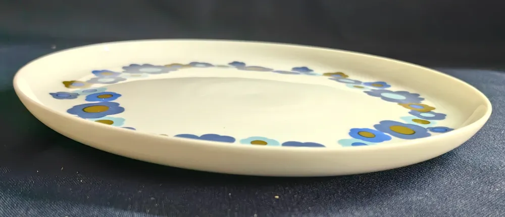 DESSERTTELLER - Porzellan, Flora Blumenblüten Pflanzen Motiv Dekor