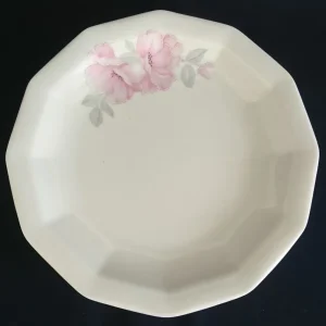 DESSERTTELLER - Porzellan, Flora Nelken Blumenblüten Pflanzen Motiv Dekor (nBC)