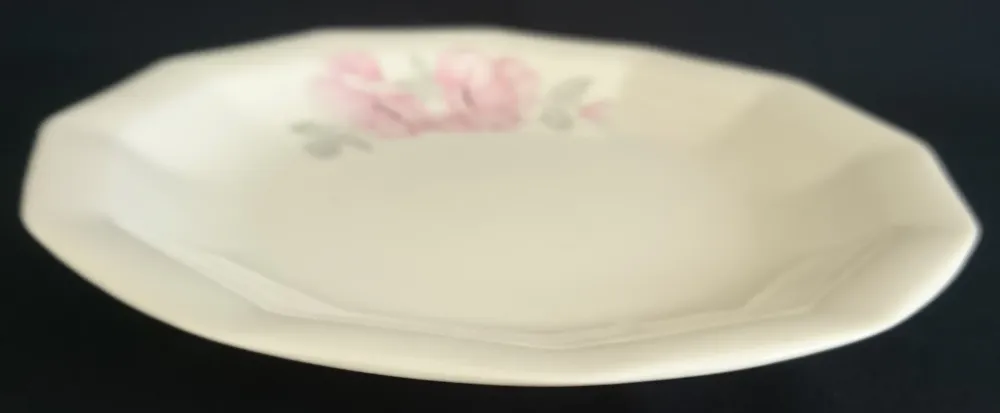 DESSERTTELLER - Porzellan, Flora Nelken Blumenblüten Pflanzen Motiv Dekor (nBC)