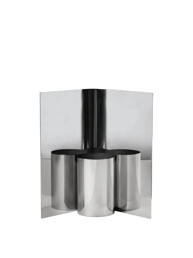 Eddy Vase - Mirror Polished