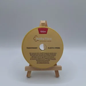 Elastikschnur (transparent) | Transparant Elastic String | 100m | Hobby Flora