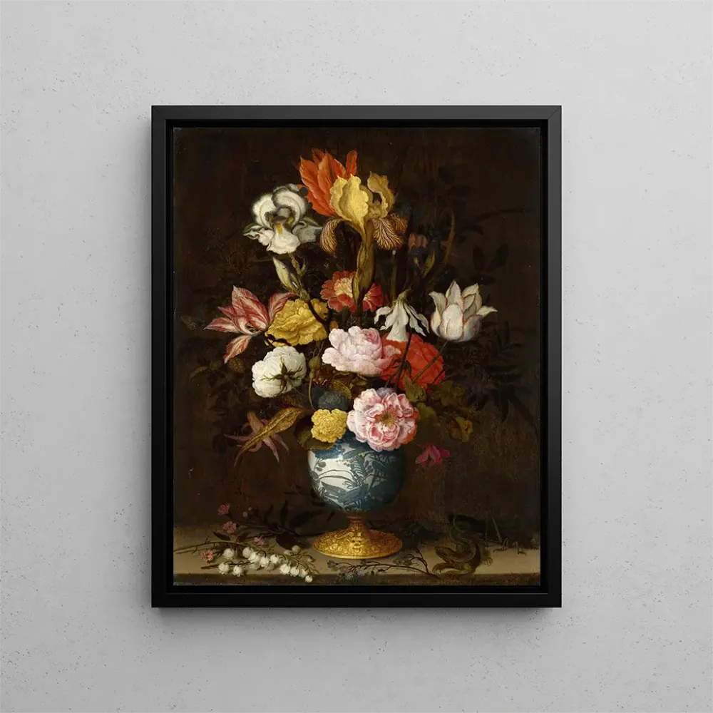 Gemälde Blumen einer Vase Wan-Li - Balthasar van der Ast | Kunstdruck