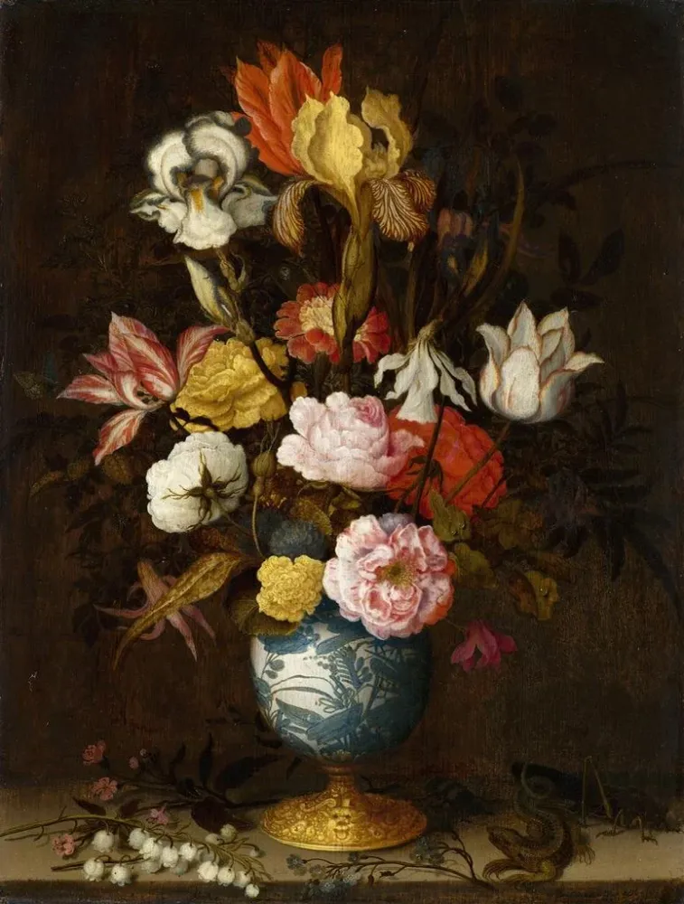 Gemälde Blumen einer Vase Wan-Li - Balthasar van der Ast | Kunstdruck