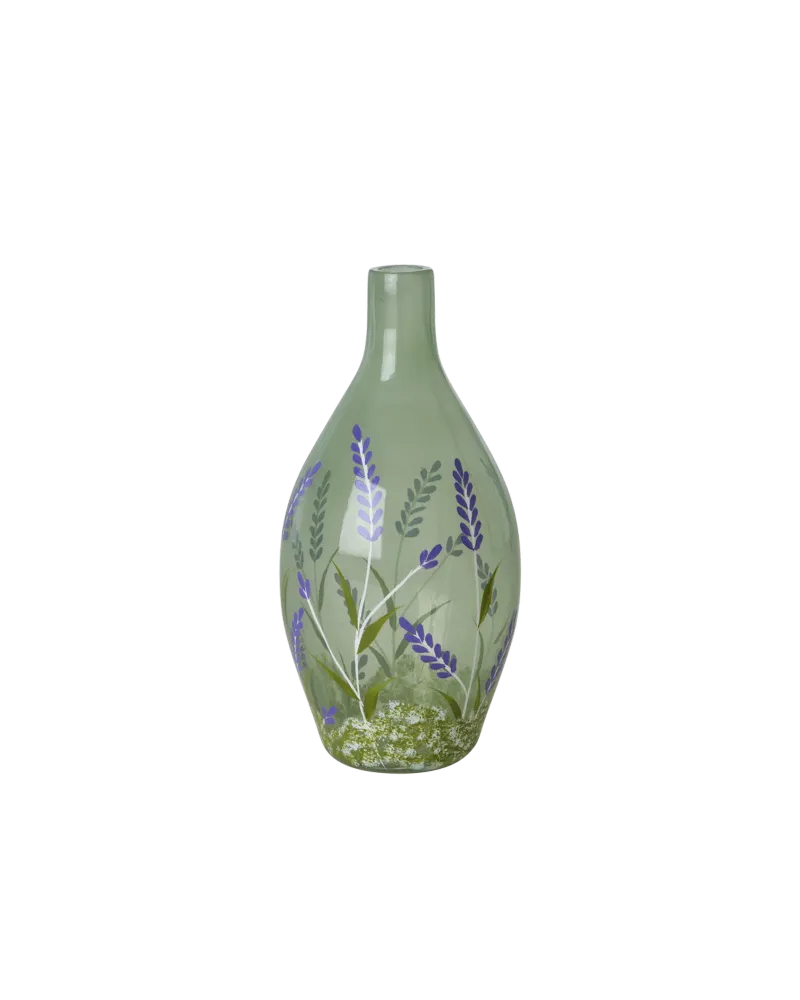 Glas Vase - Grün