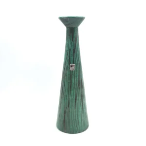 Große Graverens Sandnes Norwegen Fat-Lava Studiokeramik Vase 779/404E 1950s MCM norwegische modernistische Vintage Design...