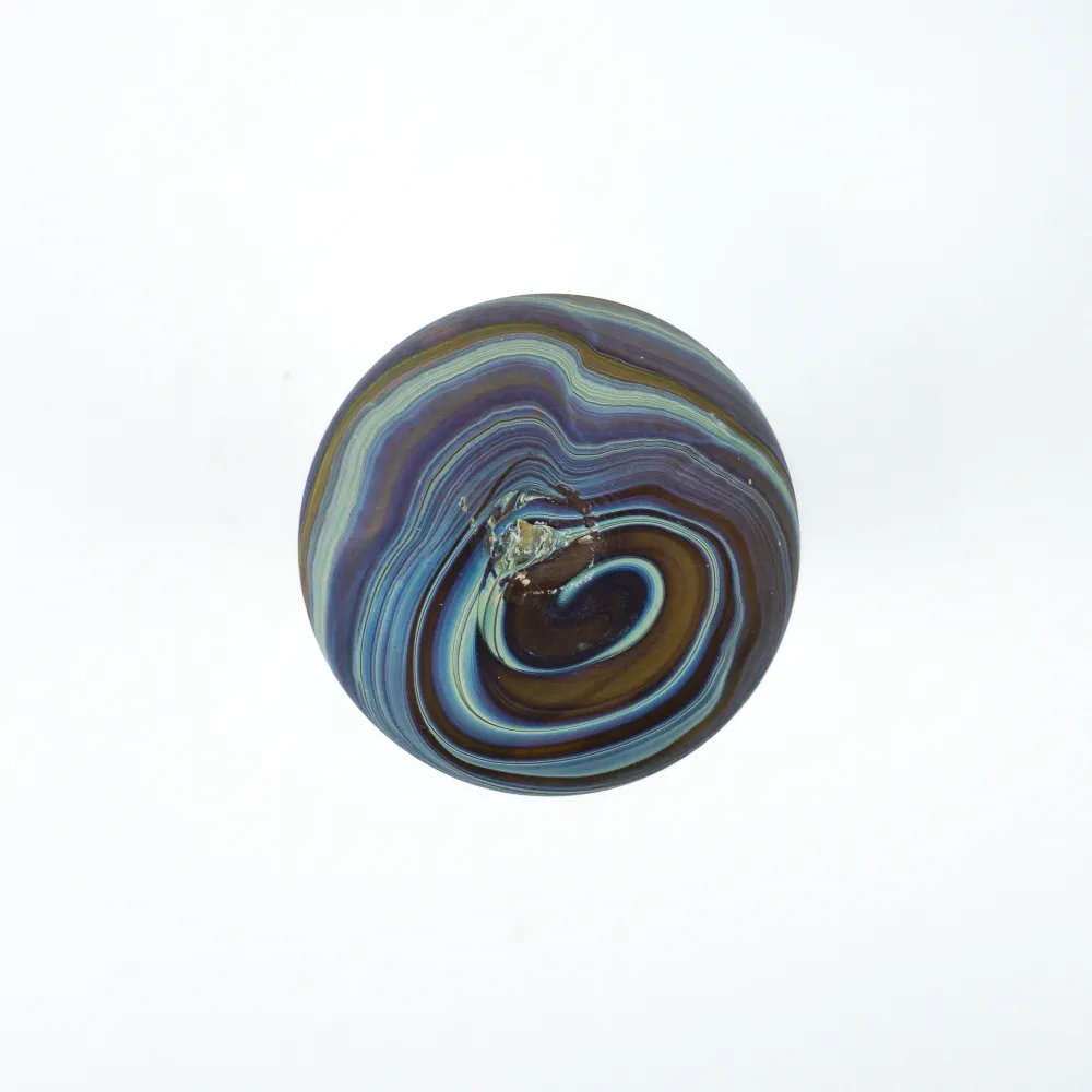 Hebron Mini- Karaffe / Vase Braun – Recyceltes Glas & Handgeblasen