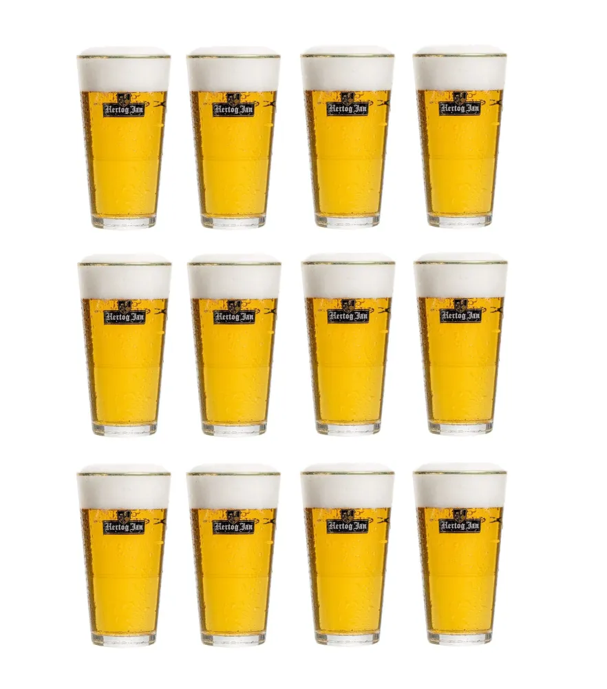 Hertog Jan Biergläser Vase 250 ml - 12 Stück