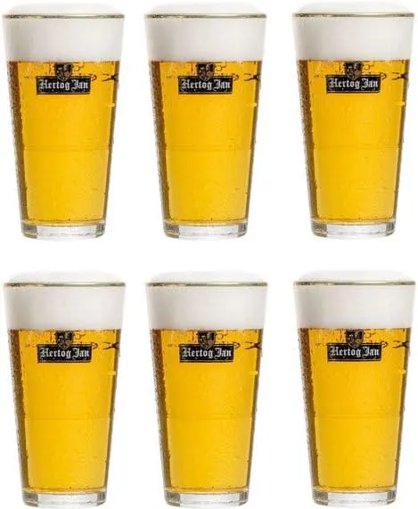 Hertog Jan Biergläser Vase - 250 ml - 6 Stück