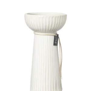 Hyazinthen-Vase H 19cm I Weiß