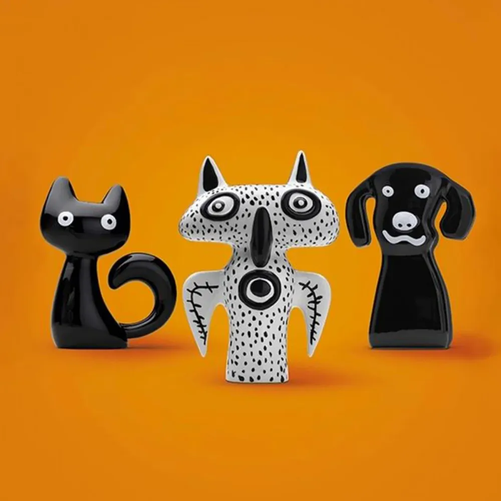 KRITTERS SPIKE Vase weiß