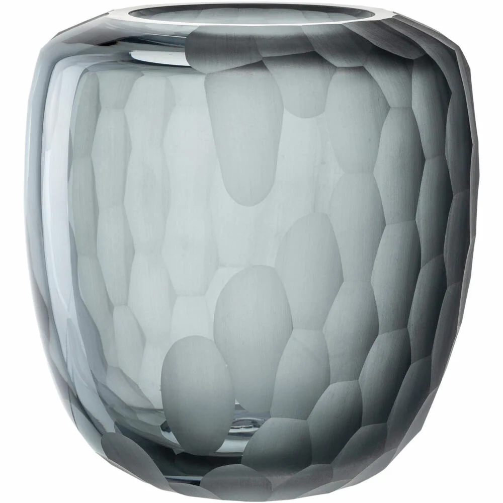 Leonardo Vase Bellagio, Blumenvase, Dekovase, Glas, Anthrazit, 17.5 cm, 036450