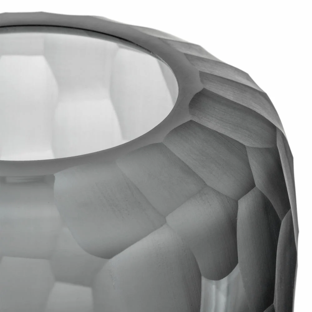 Leonardo Vase Bellagio, Blumenvase, Dekovase, Glas, Anthrazit, 17.5 cm, 036450