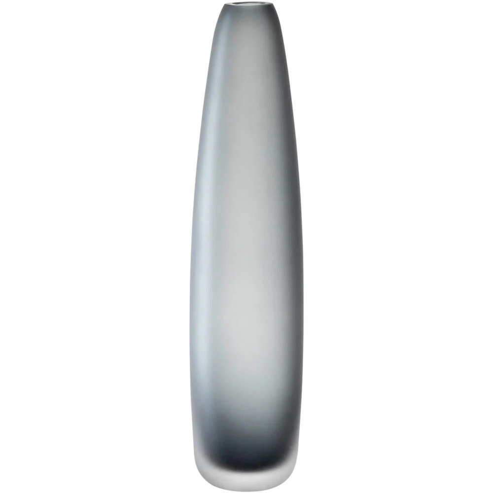 Leonardo Vase Bellagio, Blumenvase, Dekovase, Glas, Anthrazit, 45 cm, 036453