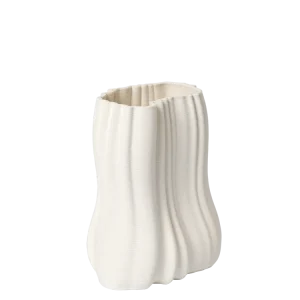 Moire Vase - Small - Off-White