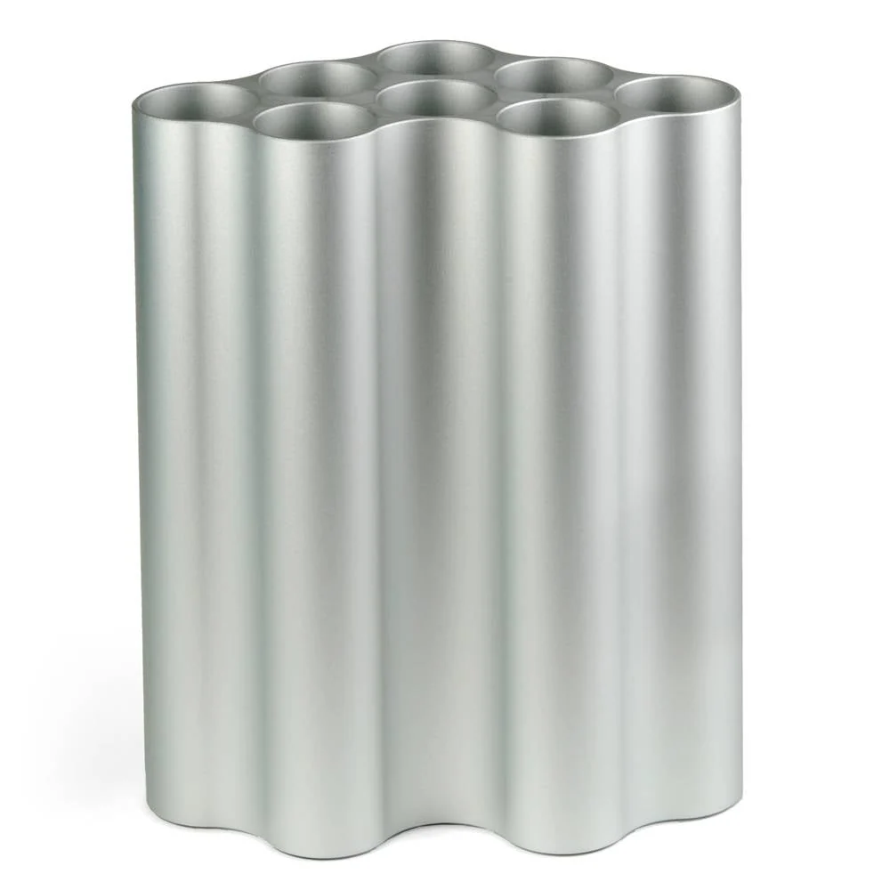 'nuage' vase medium, hellsilber