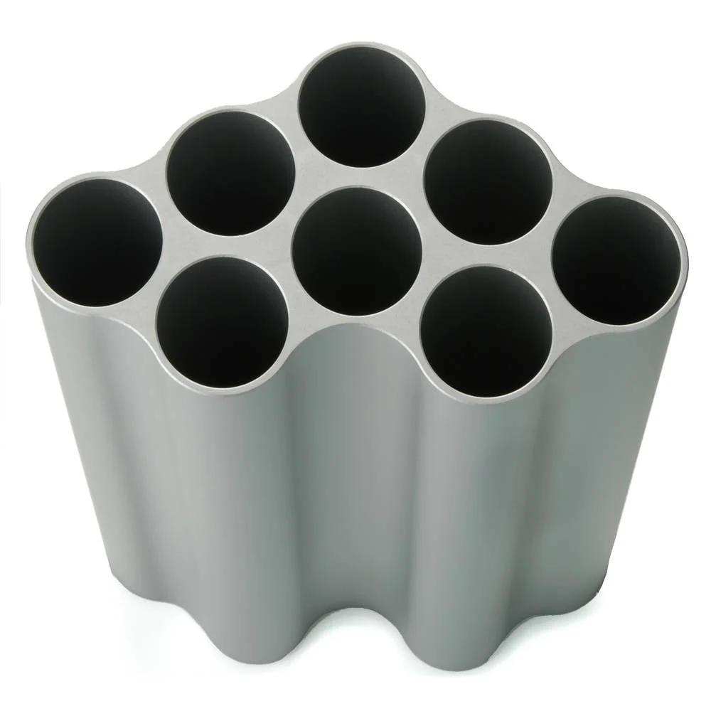 'nuage' vase medium, hellsilber
