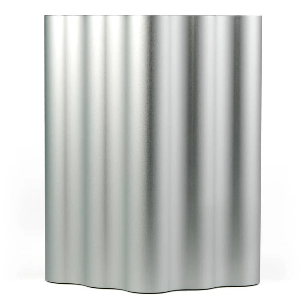 'nuage' vase medium, hellsilber