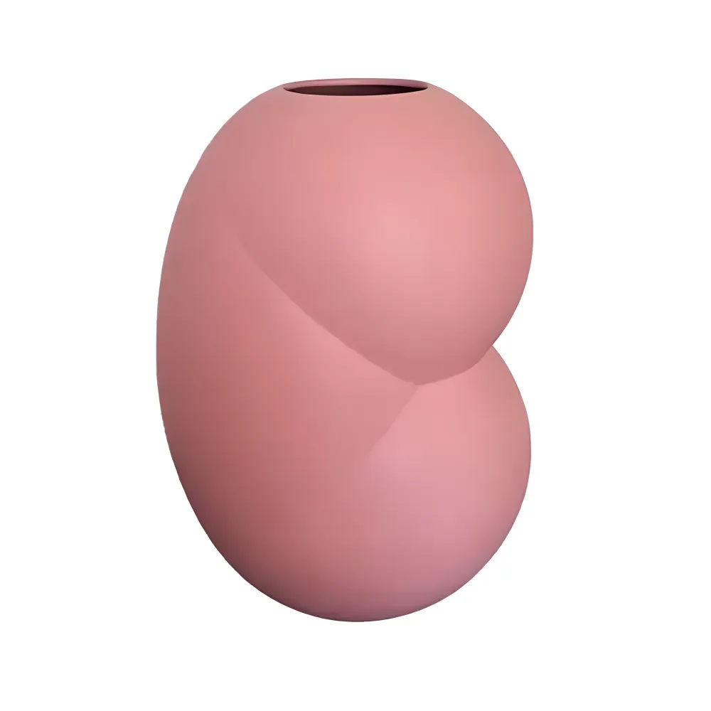 PEACHES Vase - EMMELINE rosa Keramik