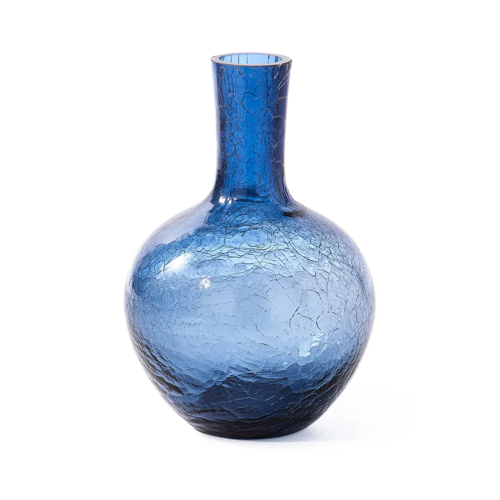 Pols Potten - Crackled Glass Ball Body Vase POLSPOTTEN