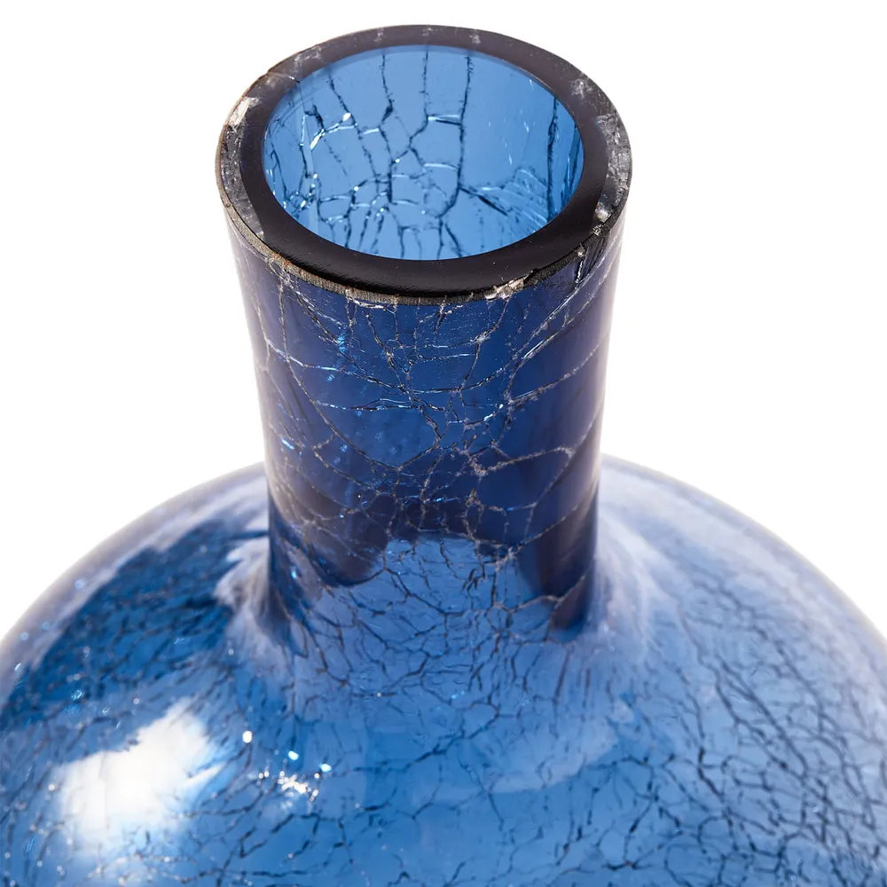 Pols Potten - Crackled Glass Ball Body Vase POLSPOTTEN