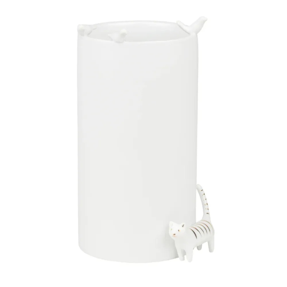 Porzellangeschichten. Vase "Vogelschwarm"