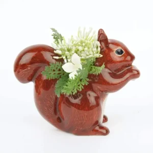 Quail Keramik Eichhörnchen Mini-Vase