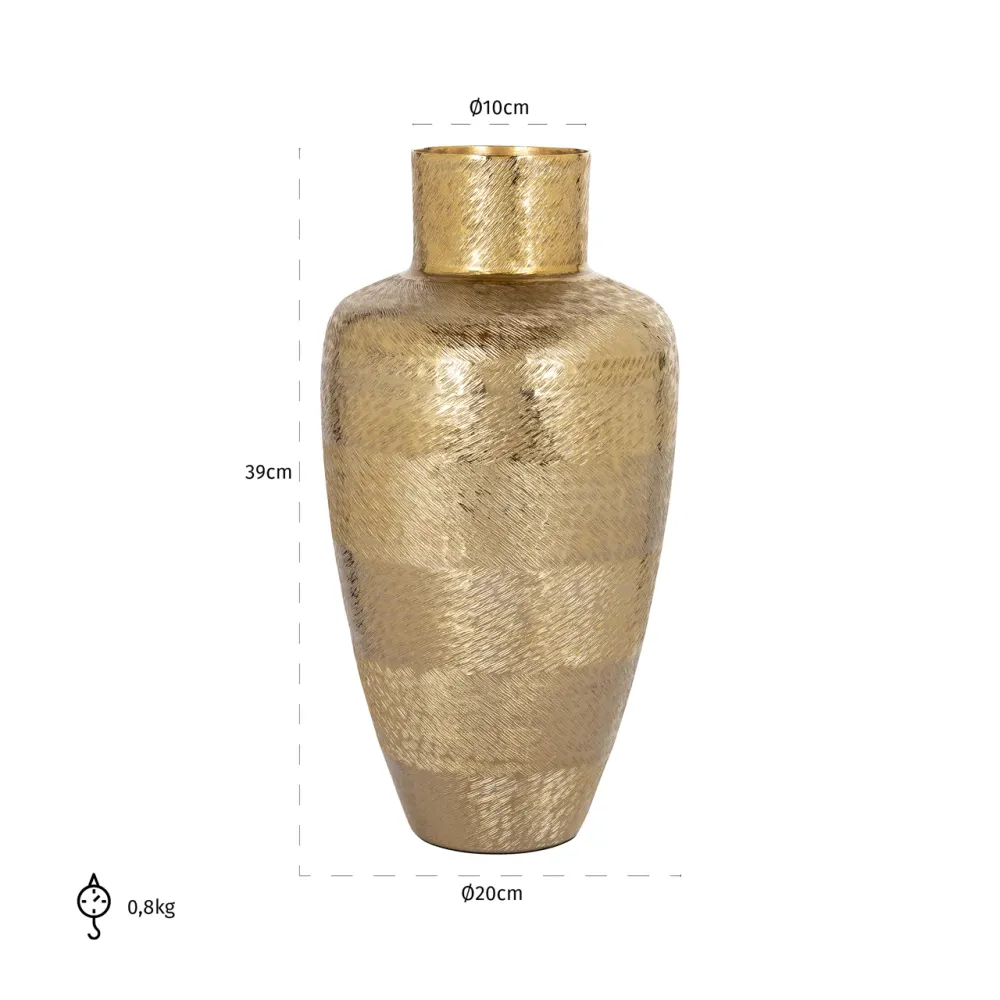 Richmond Interiors Vase Joah gold