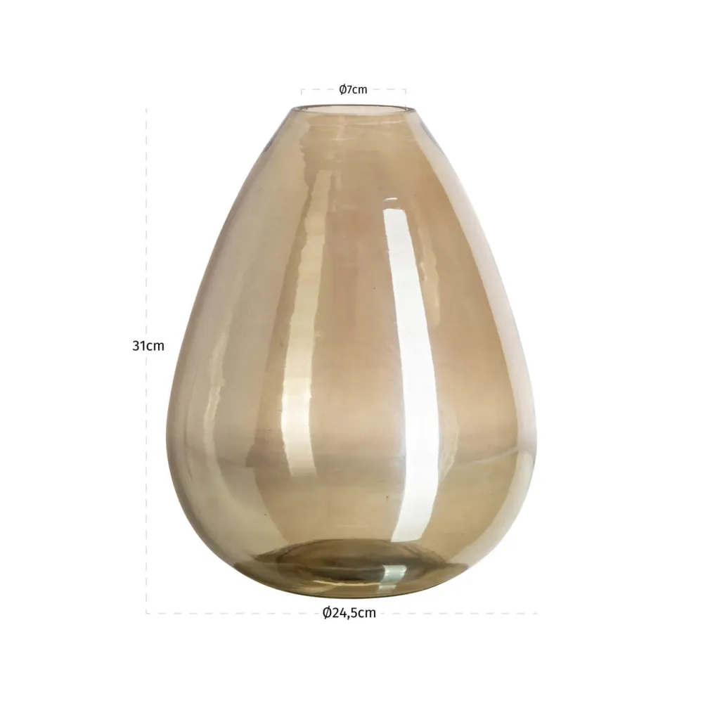 Richmond Interiors Vase Noor smoke