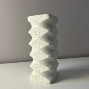 Vase 640/2 weiß Biskuitporzellan von Royal Porzellan Bavaria KPM