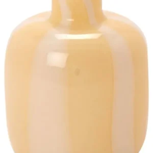 Vase Bolsje | hellgelb/weiß | Vase von Au Maison