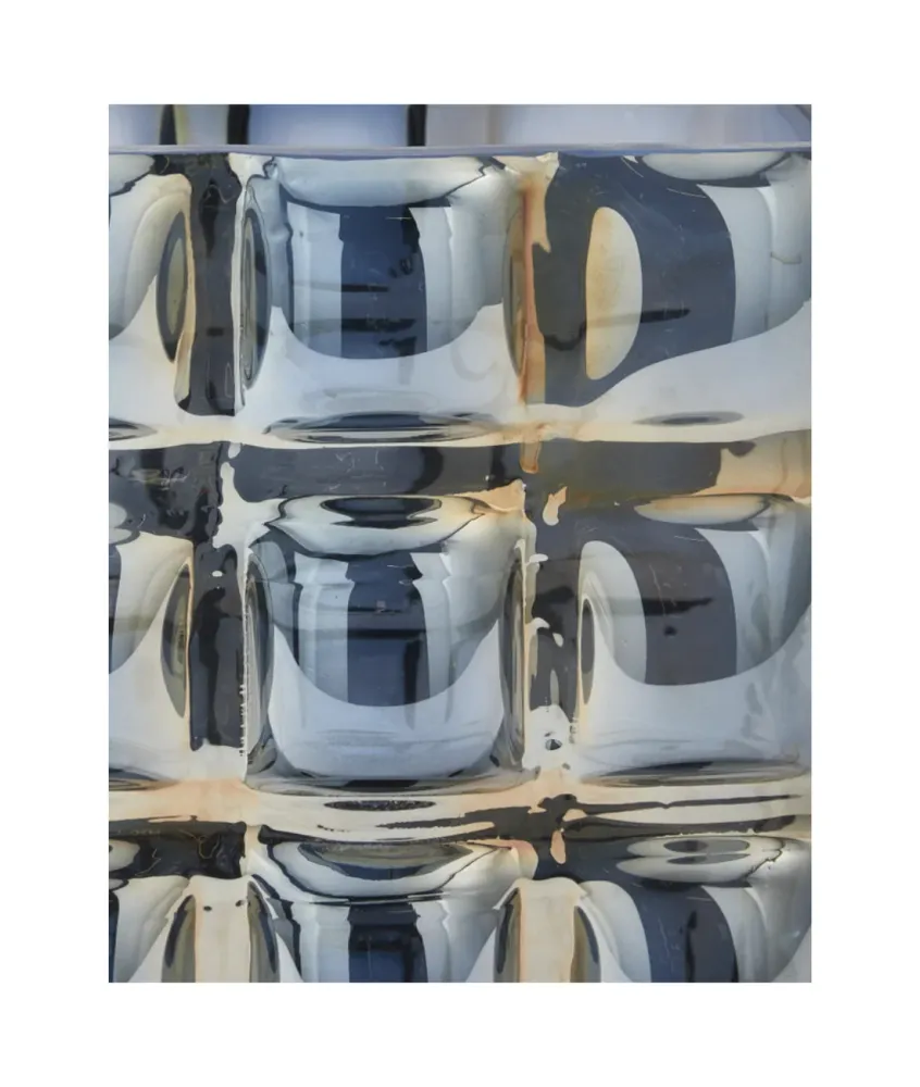 Vase BUBBLE dunkelblau