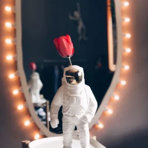 Vase 'COSMIC DINNER STARMAN' H28 cm