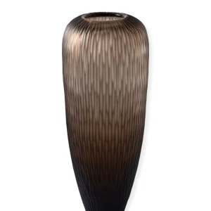 Vase Cut braun XL