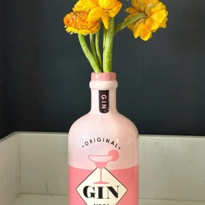 Vase im Gin-Flaschen-Design