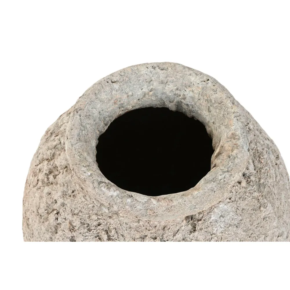 Vase Home ESPRIT Grau Terrakotta 25 x 25 x 50 cm