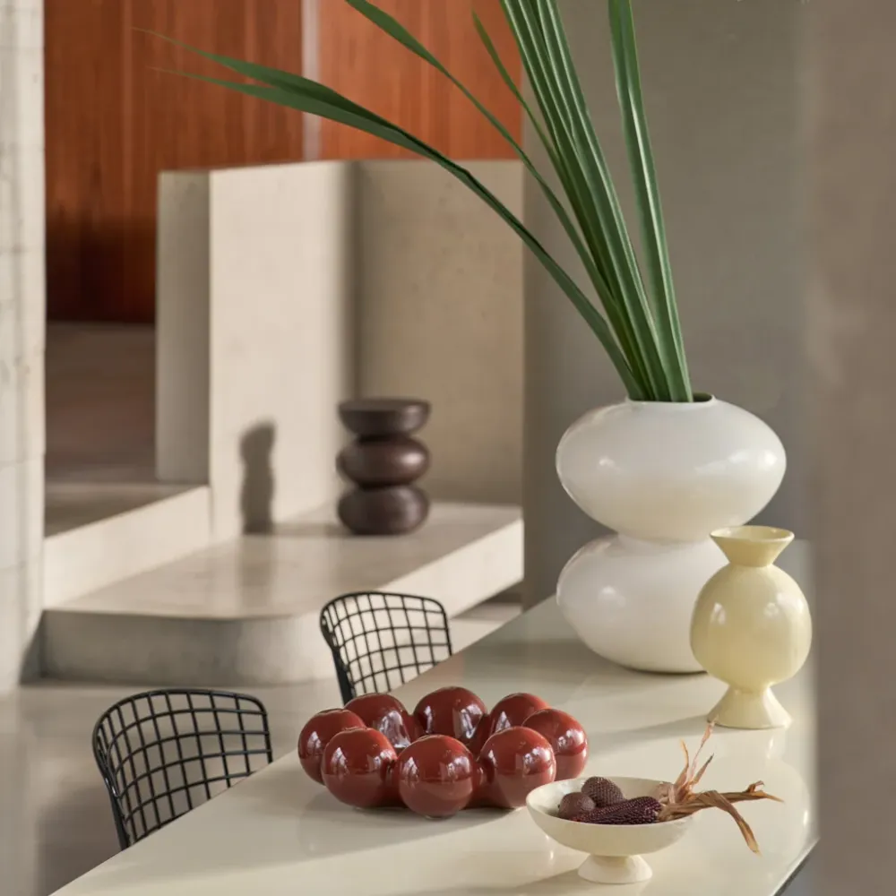 Vase KUDOS beige Keramik
