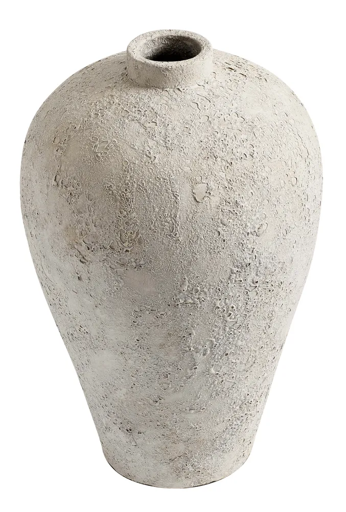 Vase Luna grau 60 cm Muubs
