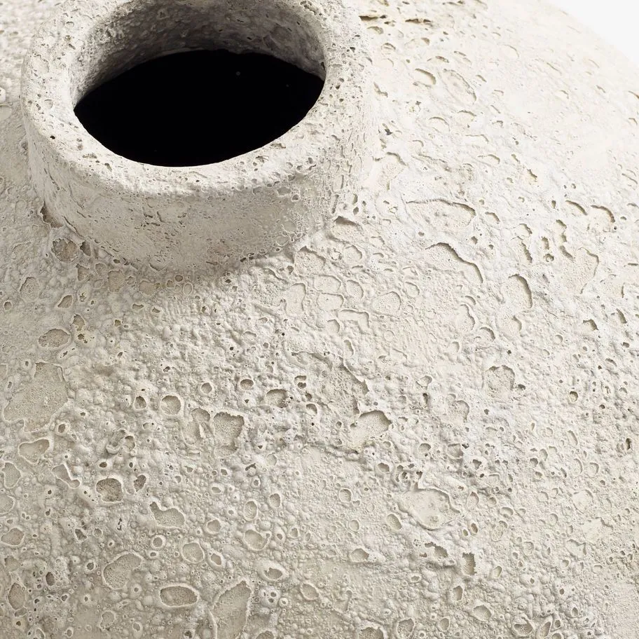 Vase Luna grau 60 cm Muubs