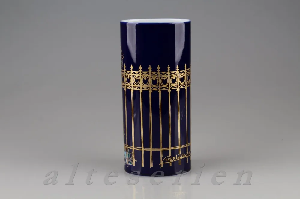 Vase schlank Kobalt