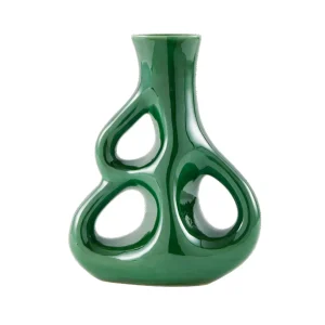 Vase THREE EARS dunkelgrün