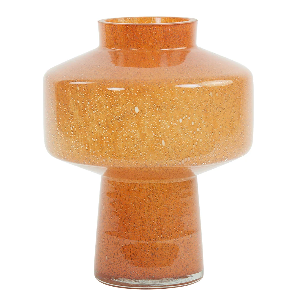 Vase TRASMON Glas pfirsich Ø23,5x29,5 cm