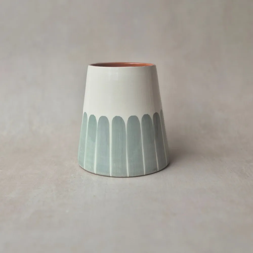 Vase Vulkan klein Säulen eukalyptus