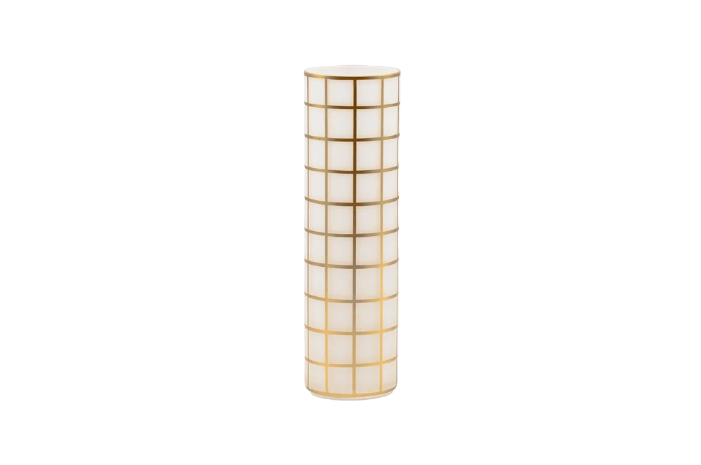 Vase "Wiener Werkstätte" | Quadrat | gold