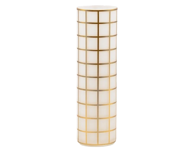 Vase "Wiener Werkstätte" | Quadrat | gold