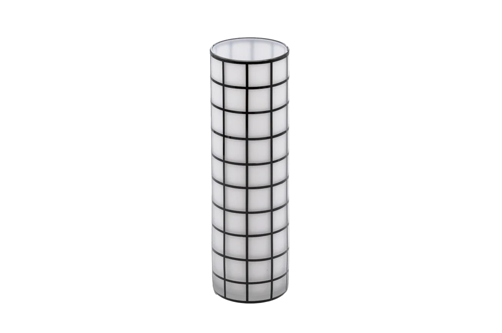 Vase "Wiener Werkstätte" | Quadrat | schwarz